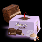 BAULI CREMINO 750 GR. RICOPERTO DI CIOCCOLATO E FARCITO CON CREMA ALLA NOCCIOLA NATALE 